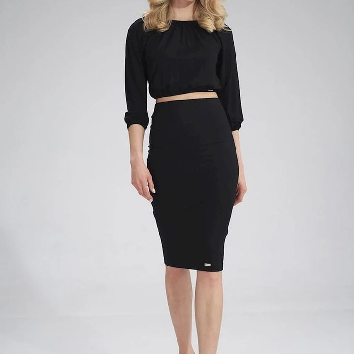 Gathered Short Sleeve Blouse