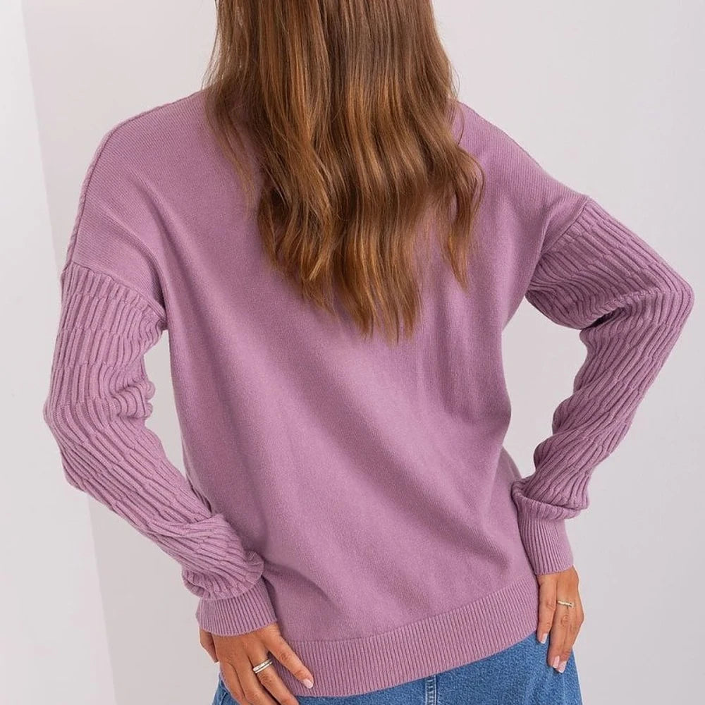 Women's Variegated Knit Sweater