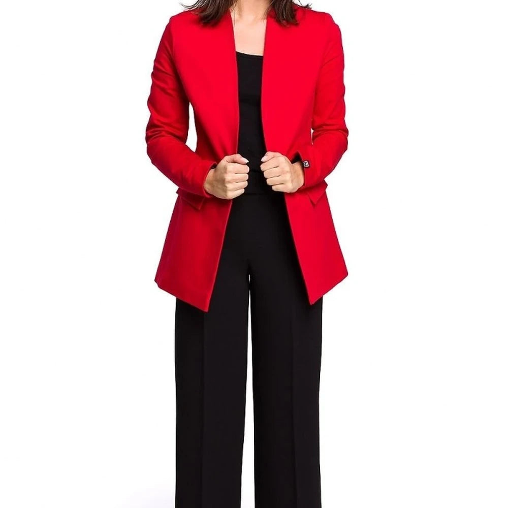 Cotton Knit Jacket with Pockets