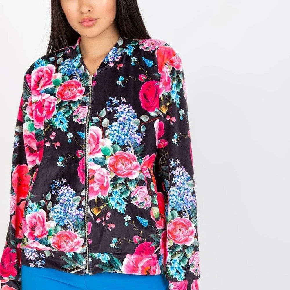 Viscose Spandex Zippered Sweatshirt
