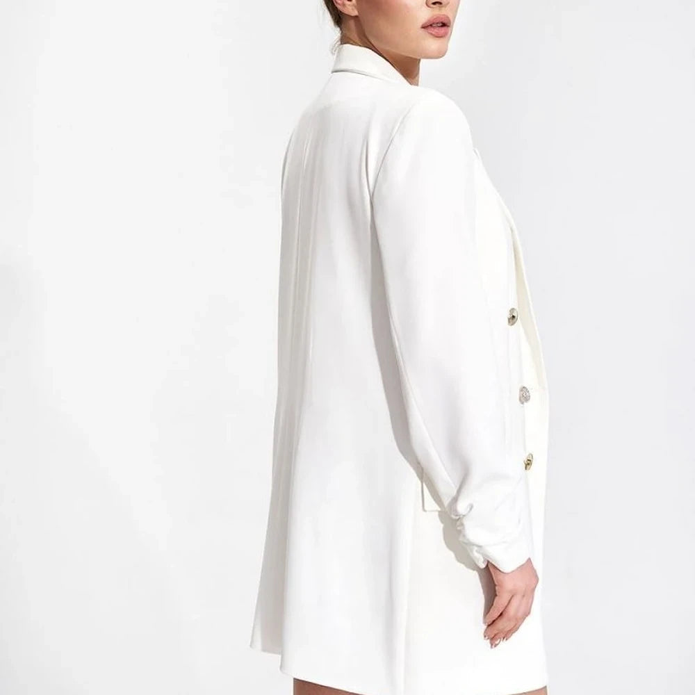 Loose Fit Double-Breasted Jacket