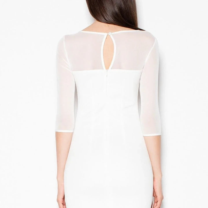 Elegant Evening Dress with Slit and Zipper