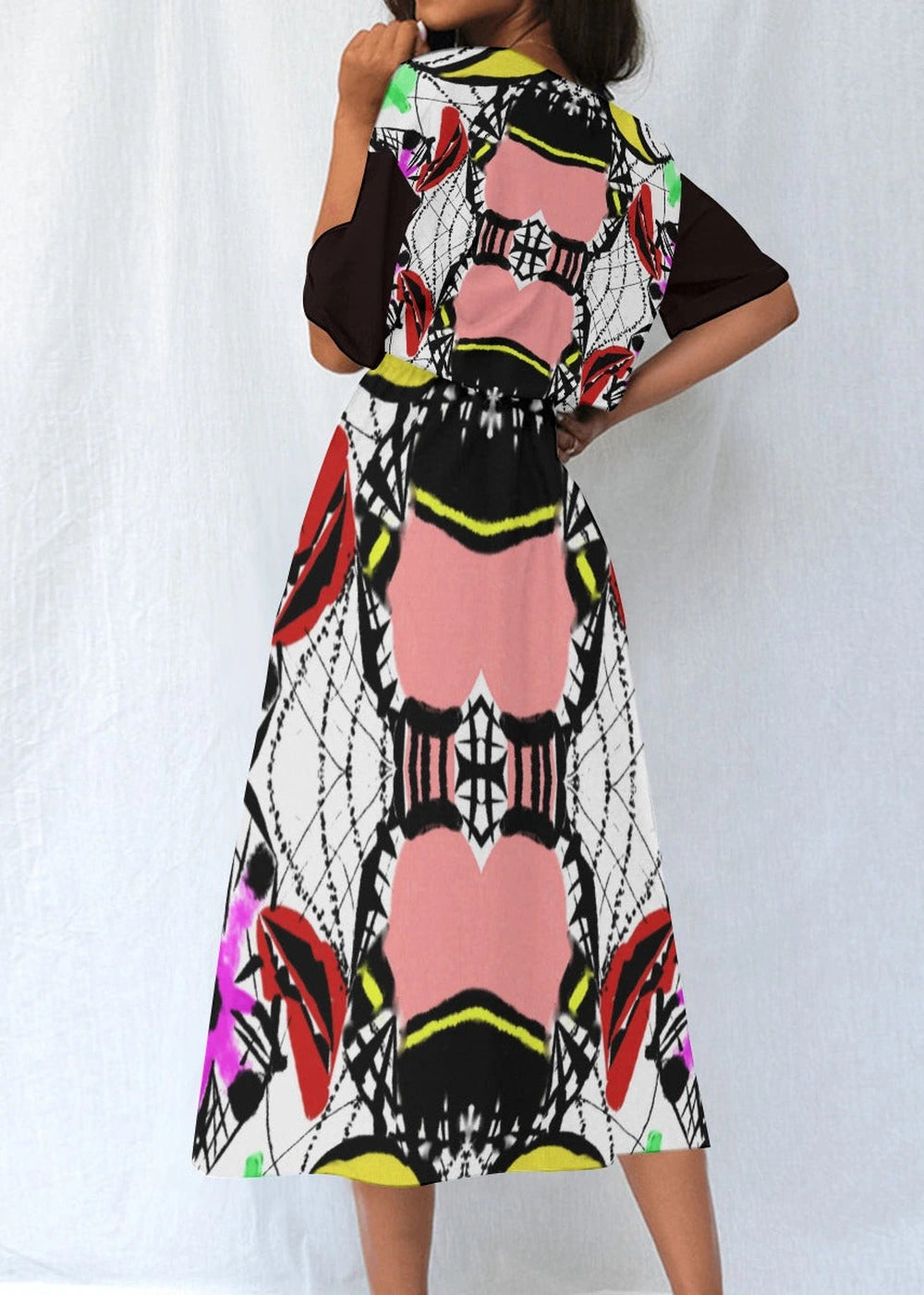 All-Over Women's Elastic Waist Dress