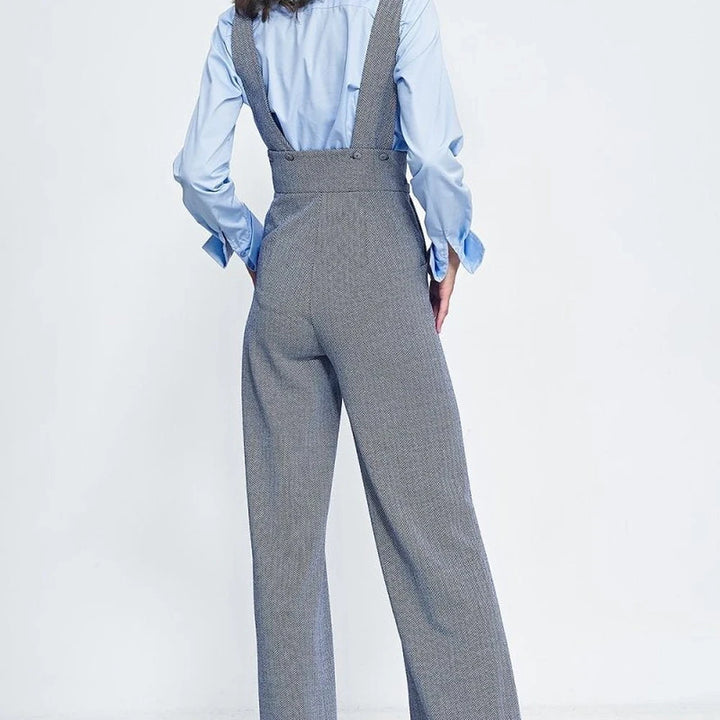 High-Waisted Jumpsuit with Wide Legs