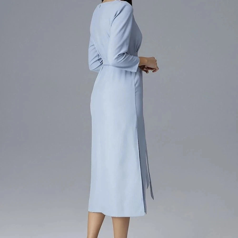 Women's Polyester 3/4 Sleeve Cocktail Dress