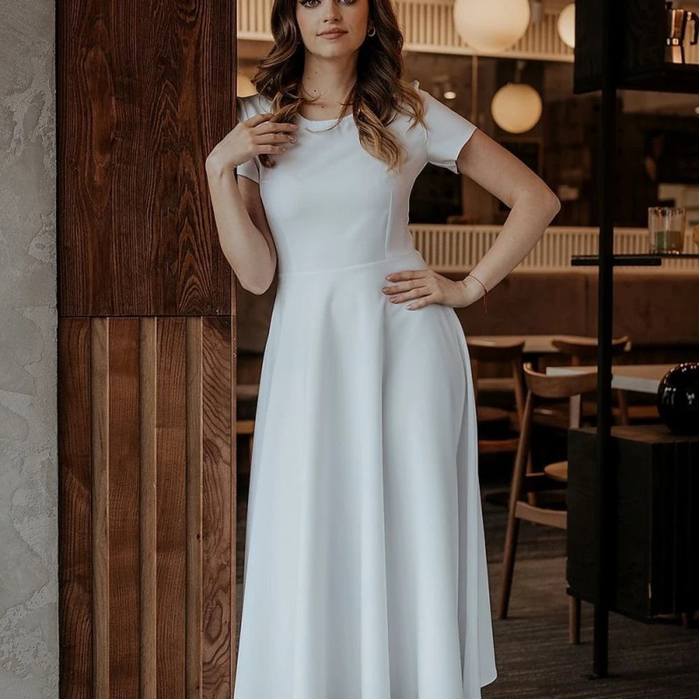 Long Sleeve Day Dress with Zipper