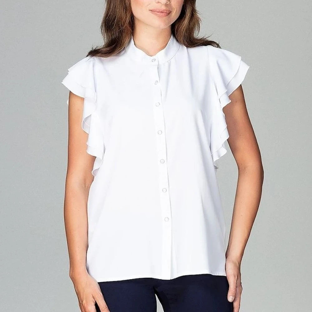 Classic Shirt with Frill Sleeves
