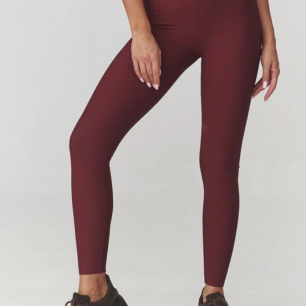 Ribbed High Waist Leggings