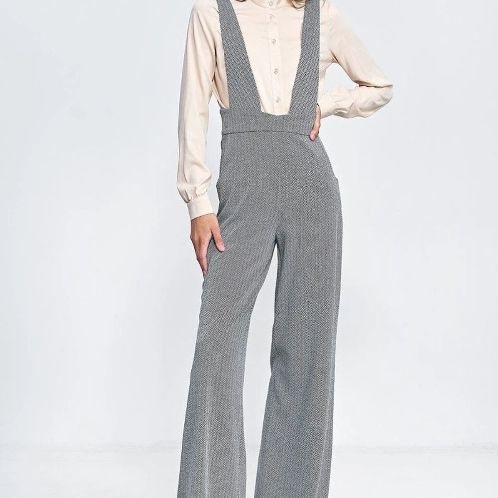 High-Waisted Jumpsuit with Wide Legs