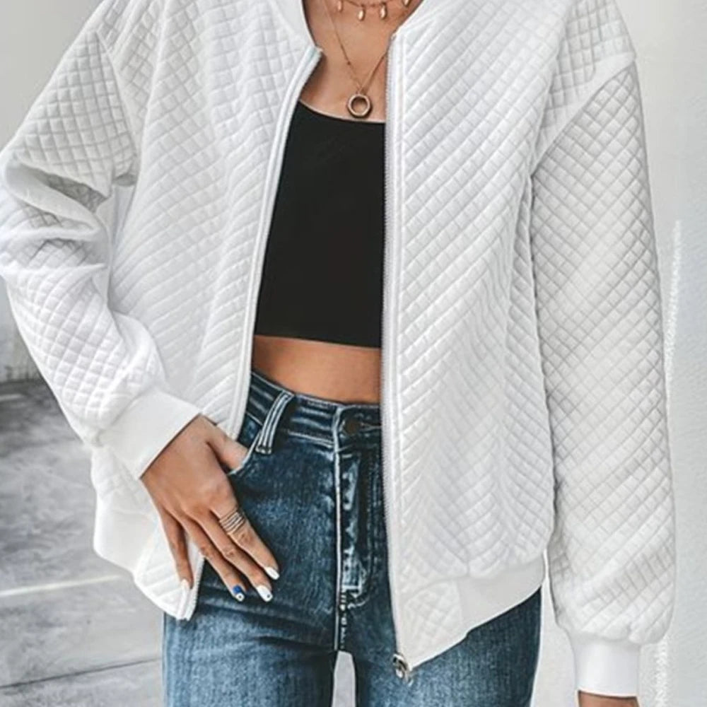 Zip Up Long Sleeve Jacket