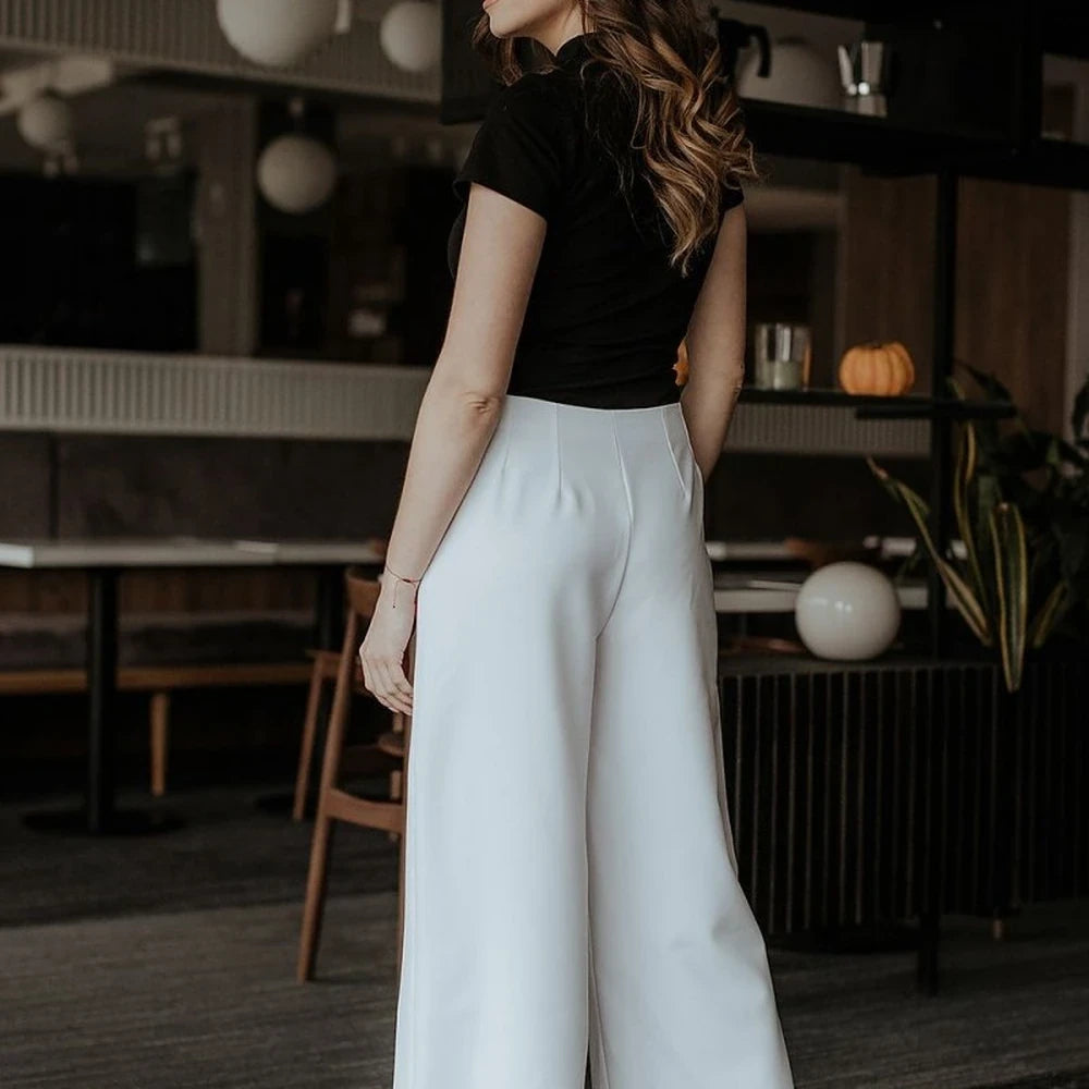 Women's 7/8 Wide Leg Trousers