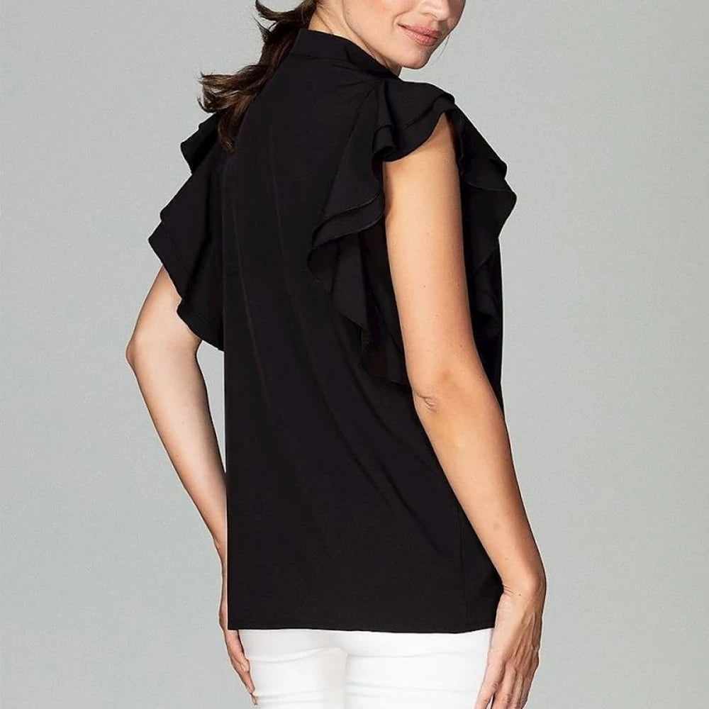 Classic Shirt with Frill Sleeves