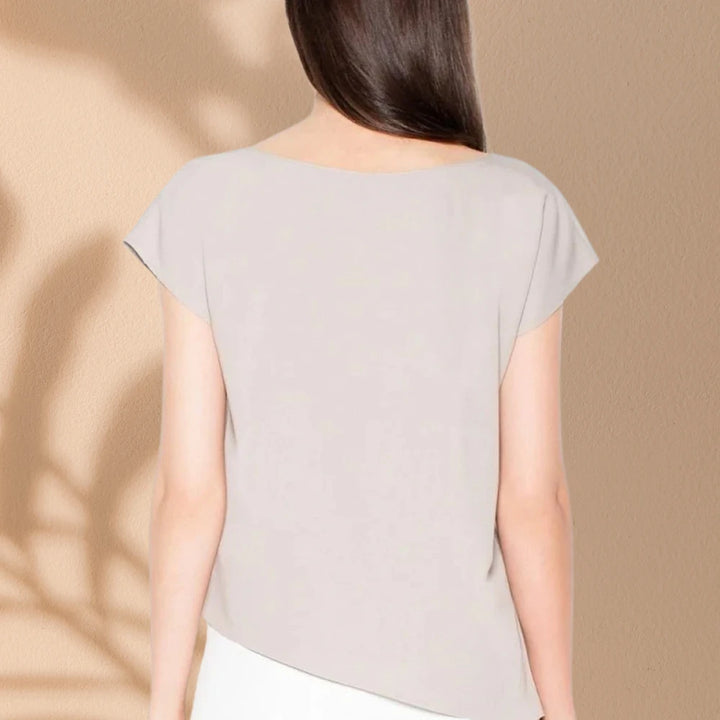 Asymmetric Sleeveless Blouse