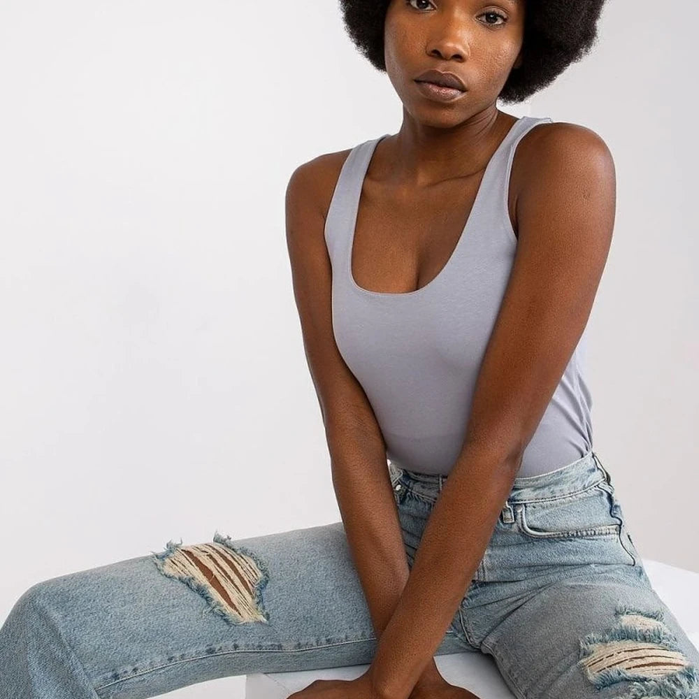 Strapless Cotton Spandex T-Shirt