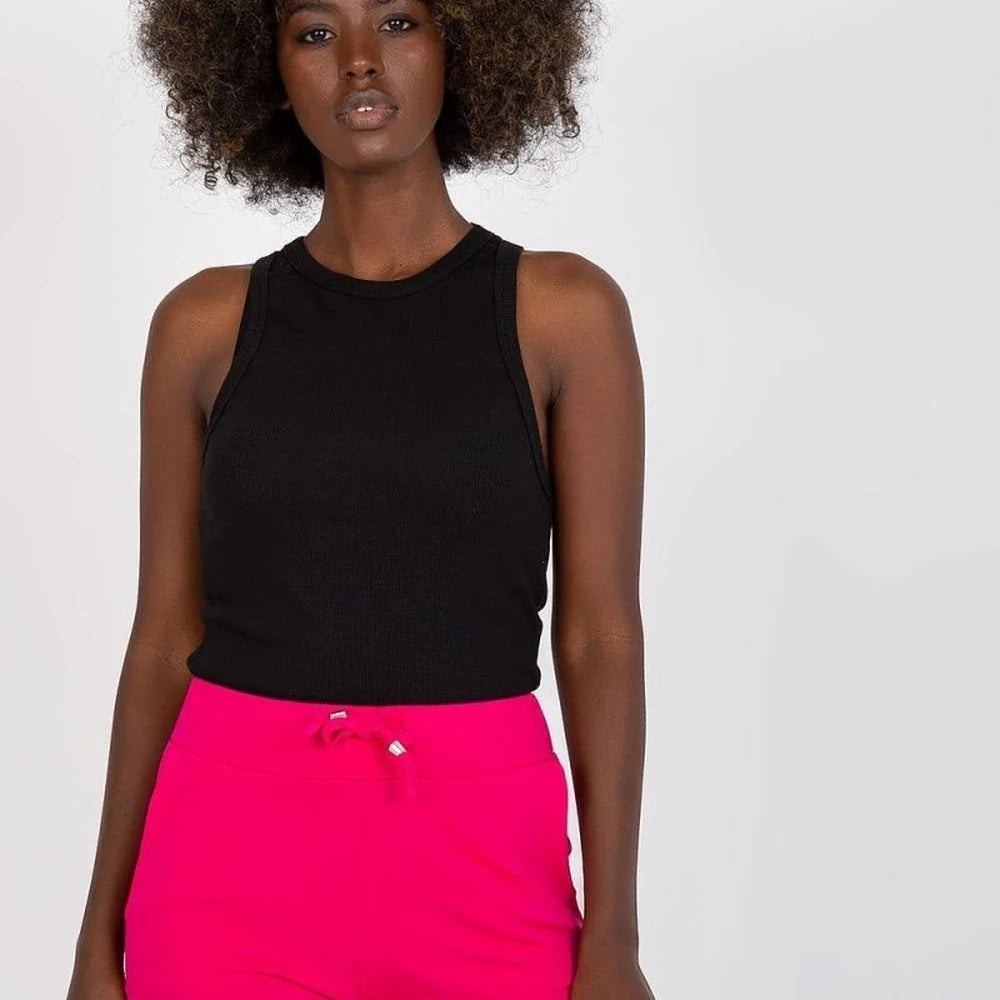 Cotton Sweatshorts High Waist Drawstring Pockets