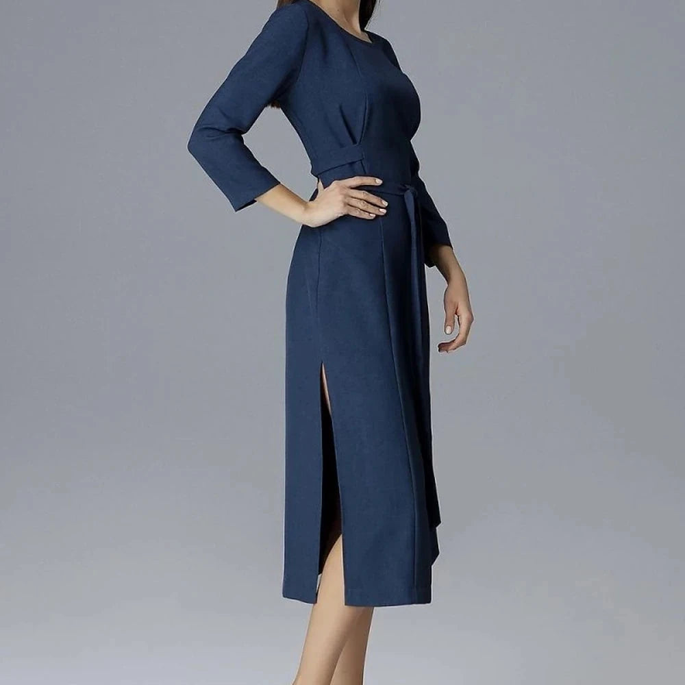 Women's Polyester 3/4 Sleeve Cocktail Dress