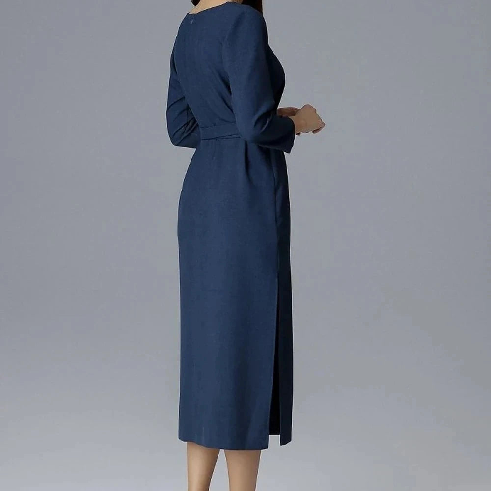 Women's Polyester 3/4 Sleeve Cocktail Dress
