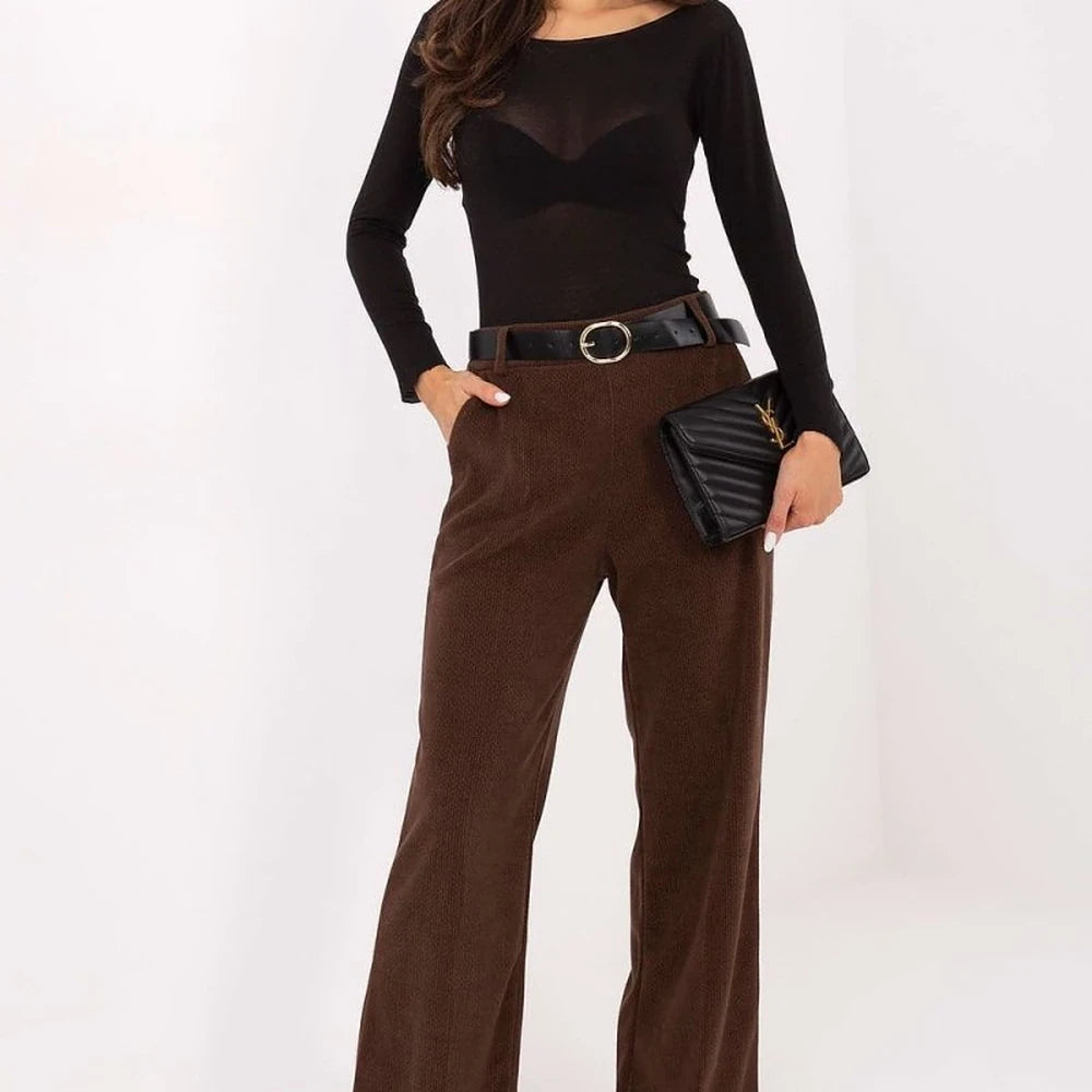 Women's Corduroy Wide Leg Trousers
