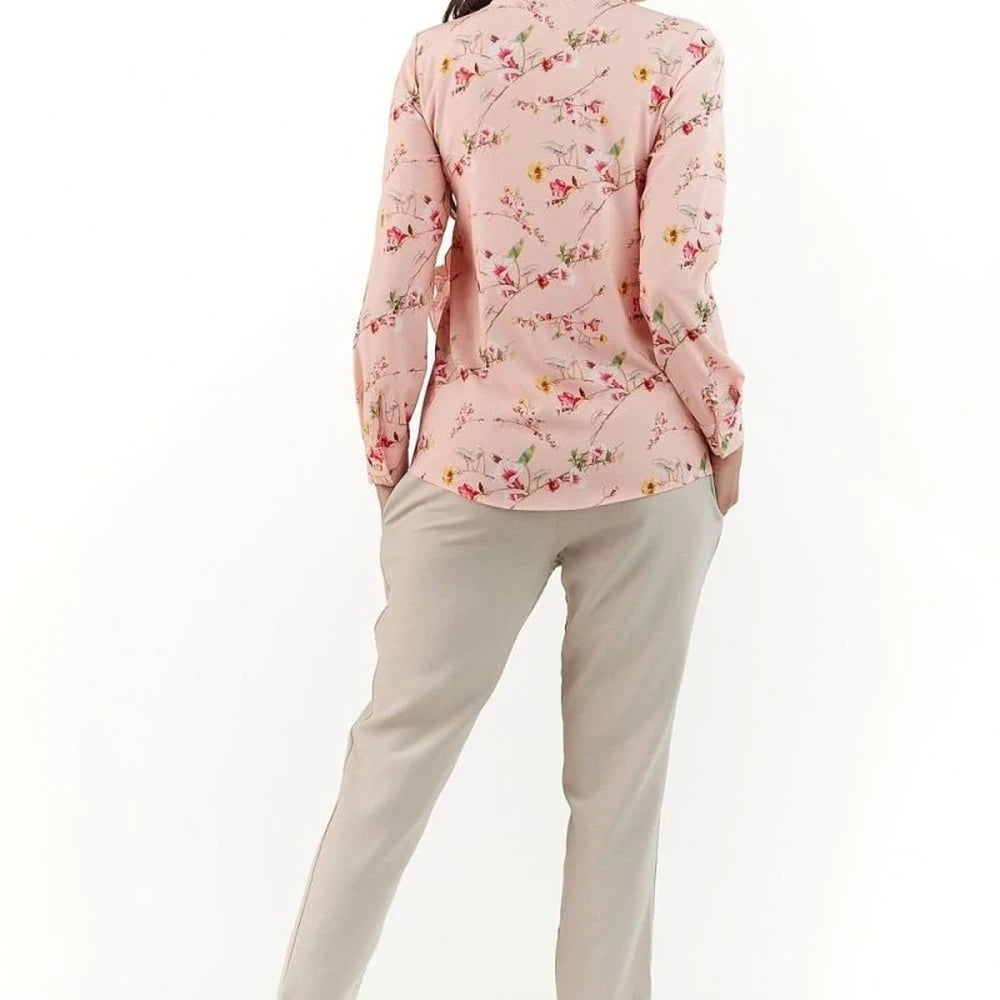 Women's Long Sleeve Collared Shirt