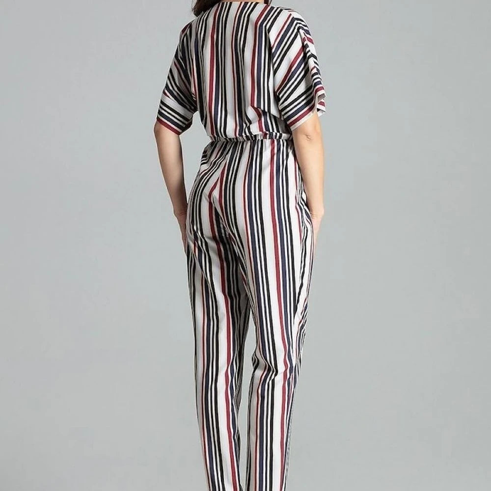 Floral Jumpsuit with Straight Pants