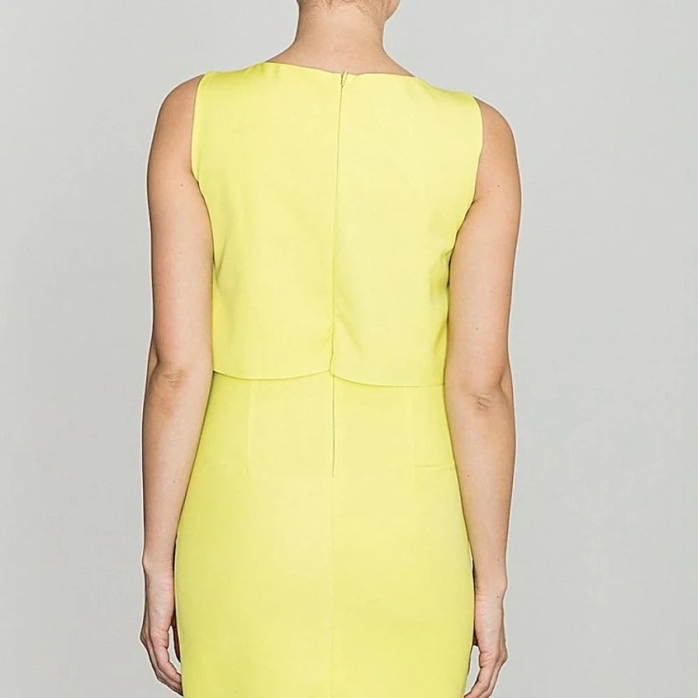 Fitted Cocktail Dress with Back Zip
