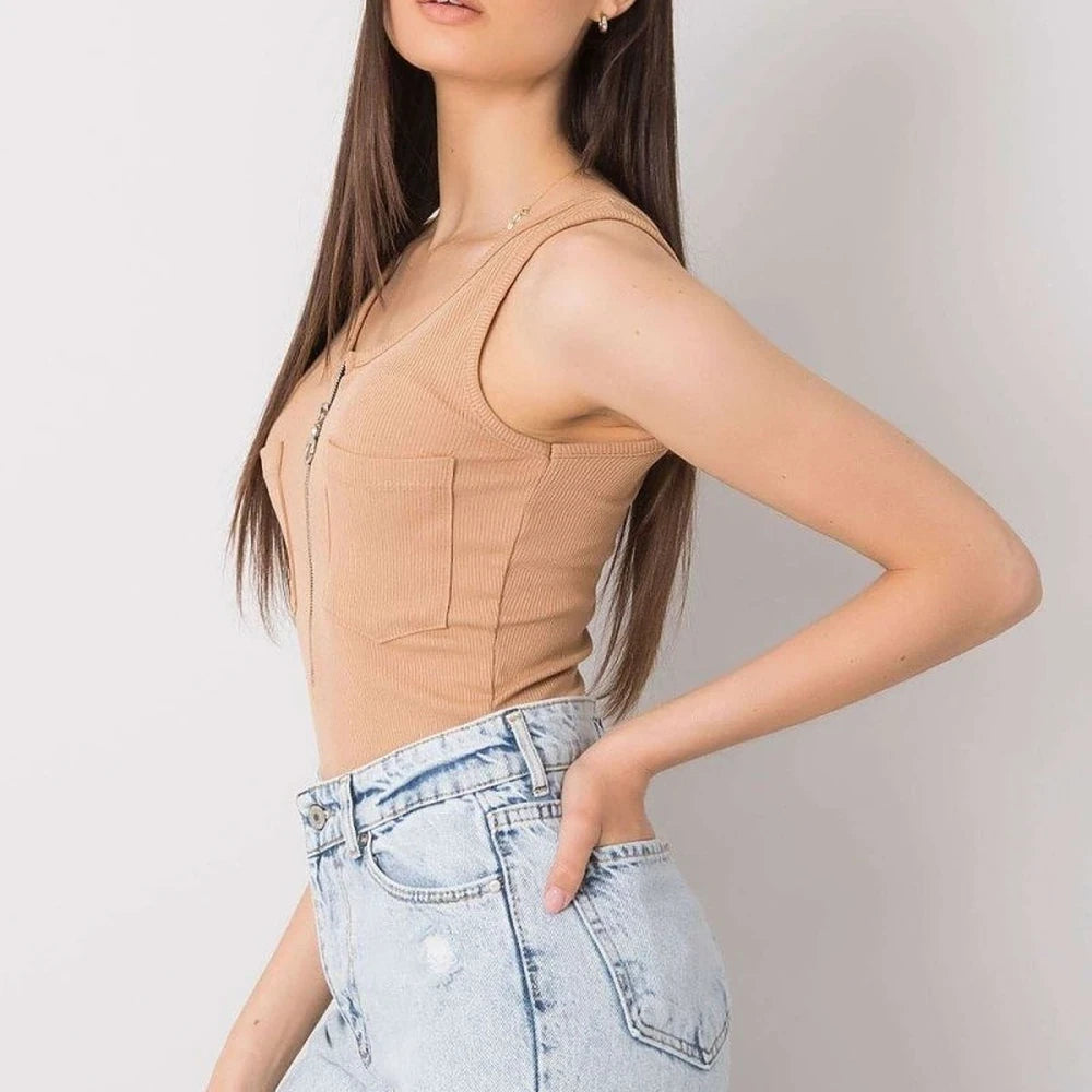 T-shirt with Zipped Pockets