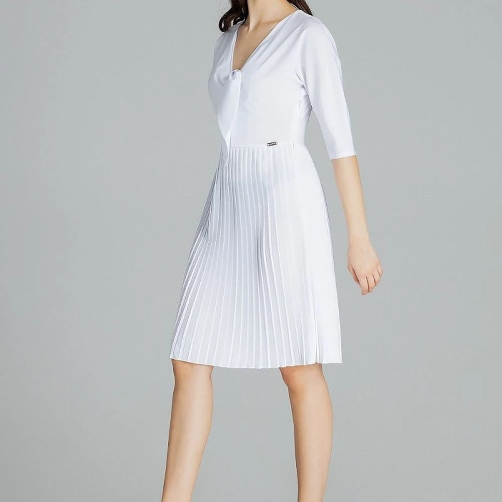 Midi Cocktail Dress with Kimono Sleeve