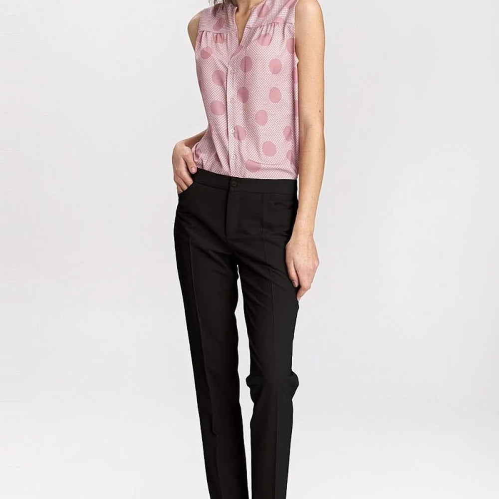 Classic Trousers with Viscose Blend