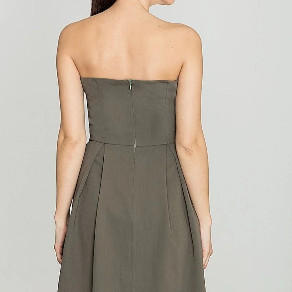 Cocktail Dress with Corset Top