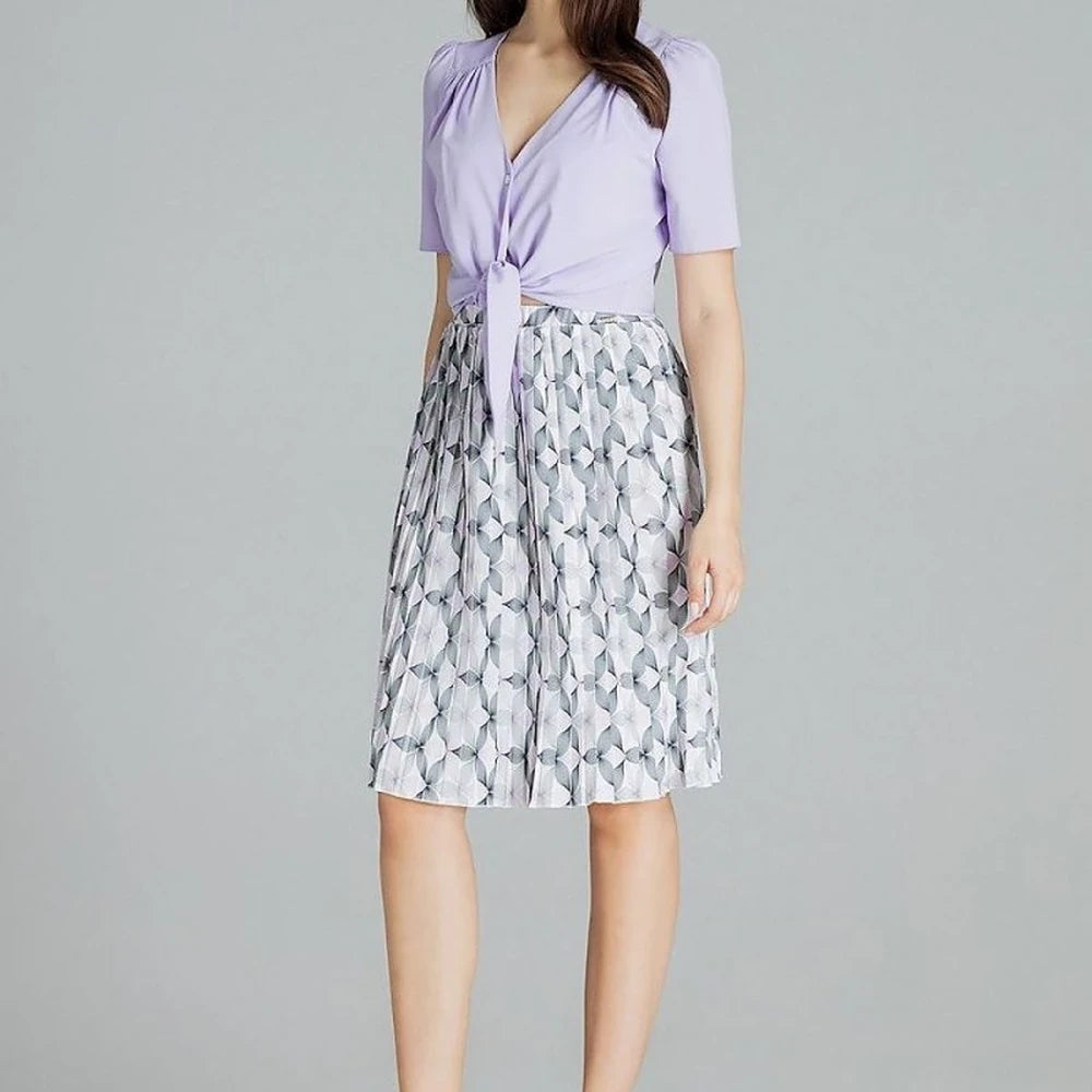 Short Sleeve Heart Neck Shirt