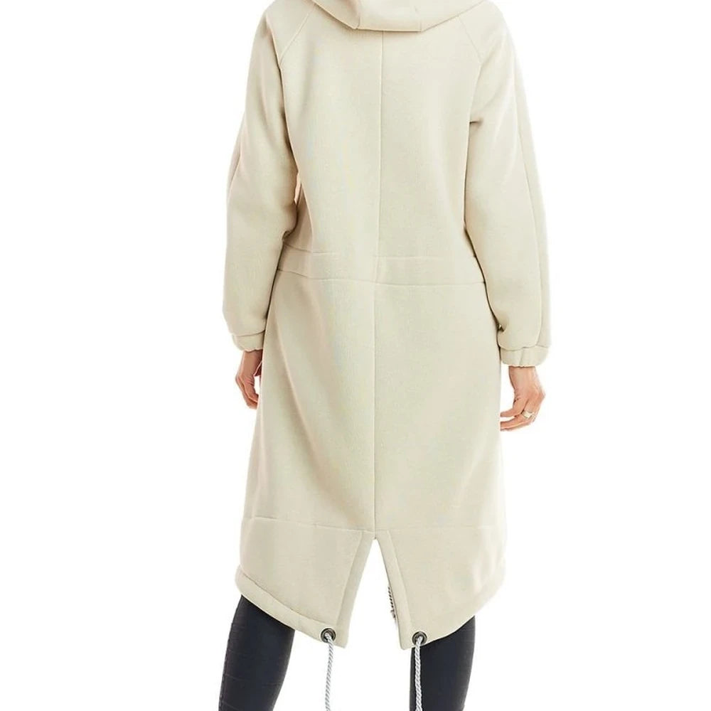 Warm Parka with Drawstring Waist