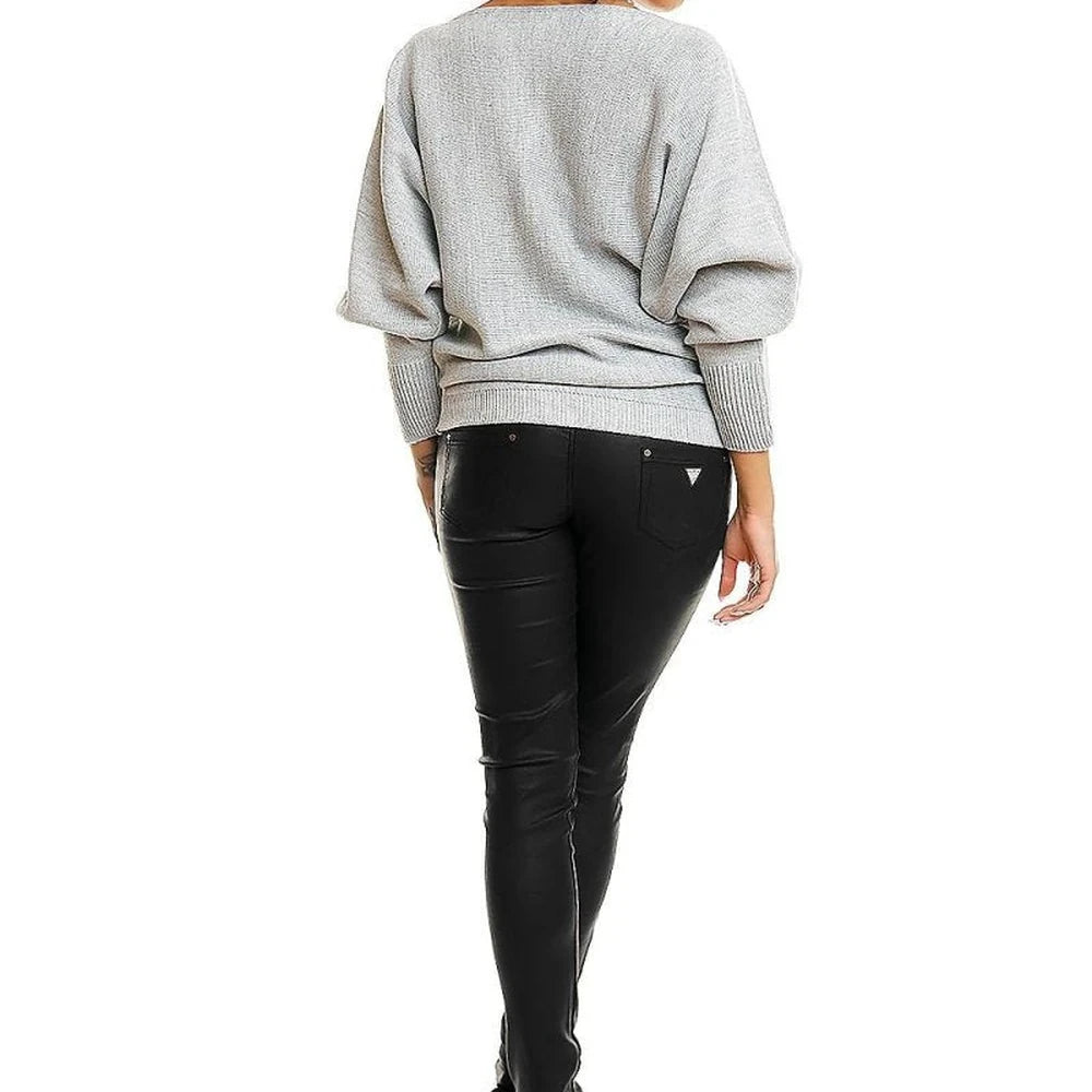 Oversize Pregnancy Sweater with Boat Neck