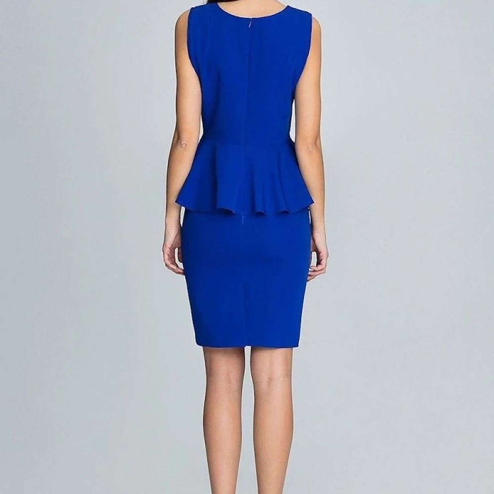 Elegant Skirt and Frilled Blouse Set