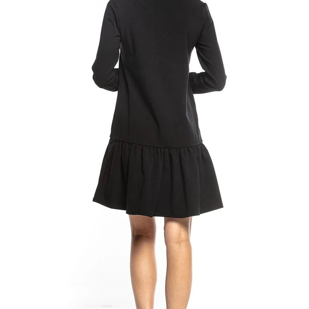 Sporty Midi Dress with Turtleneck | Tracksuit Knit