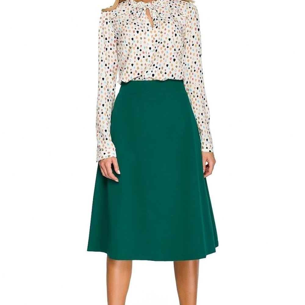A-Line Midi Skirt