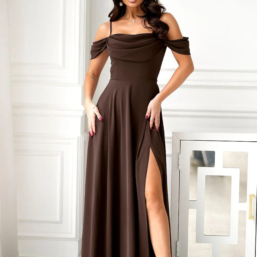 Long dress Bicotone