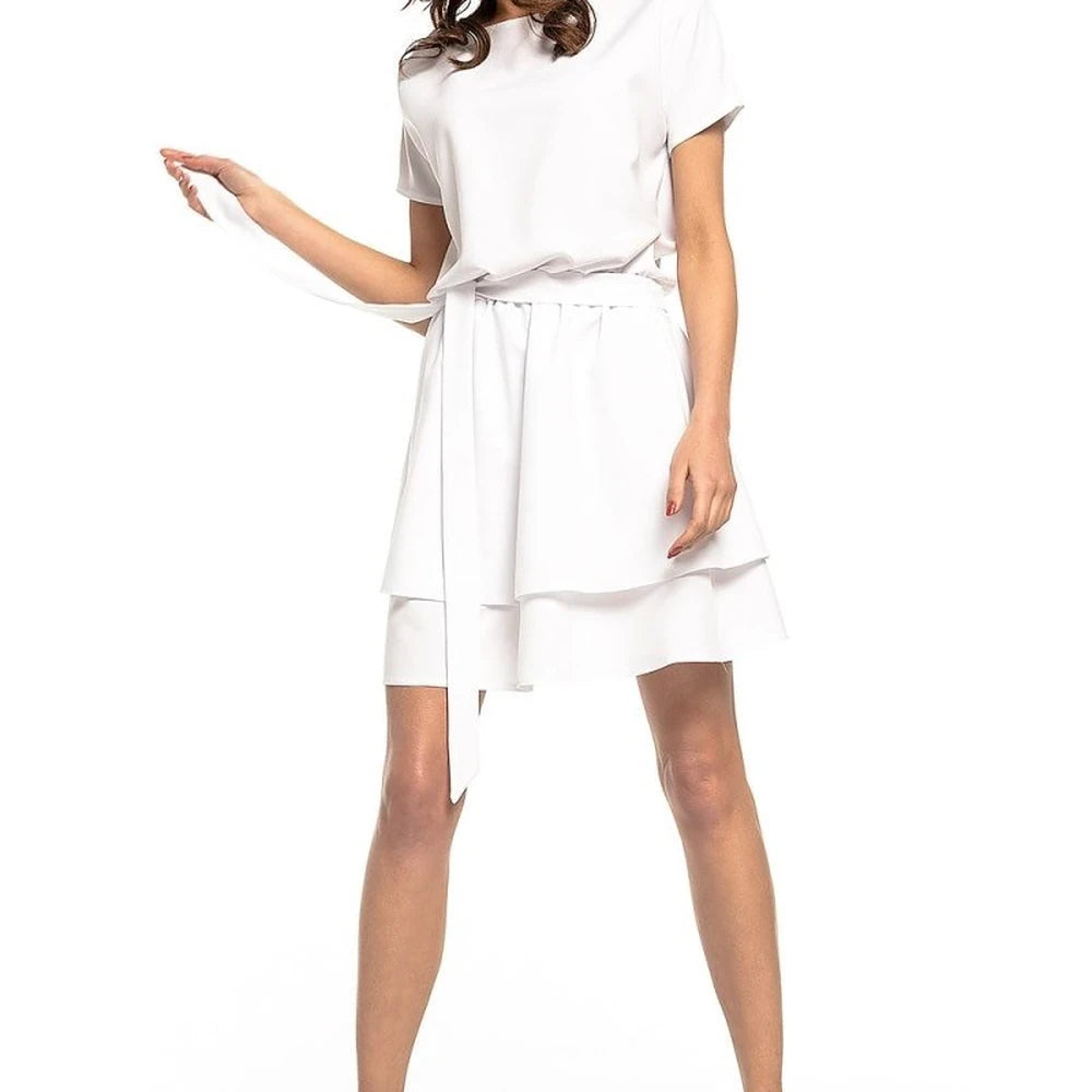 Elegant Double Skirt Maxi Dress