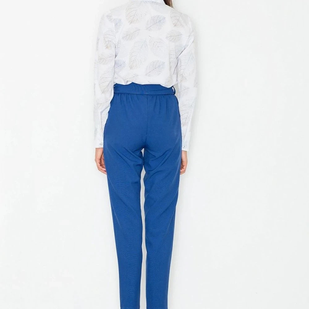 Women's Polyester Trousers with Sash