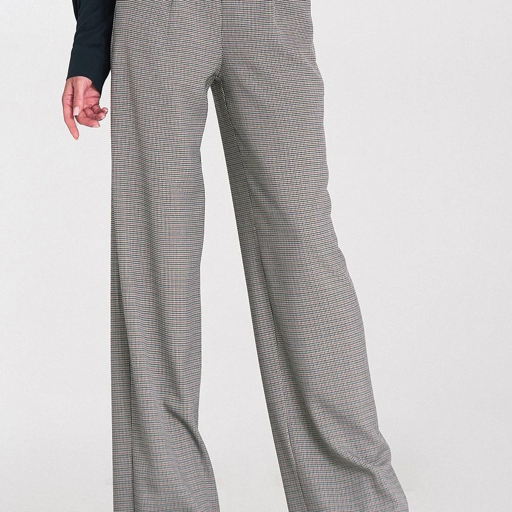 Women's High Waist Wide Leg Trousers