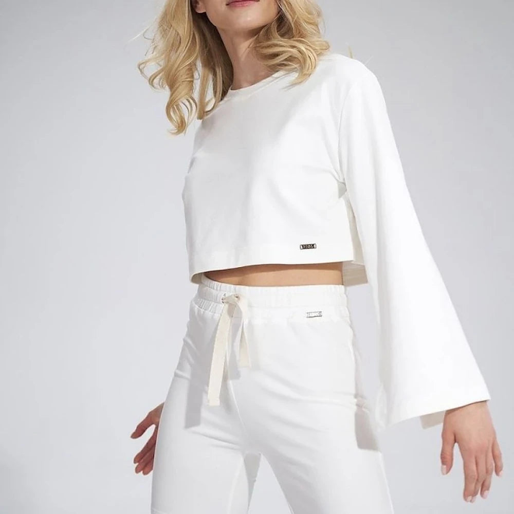 Cotton Wide Sleeve Sweatshirt