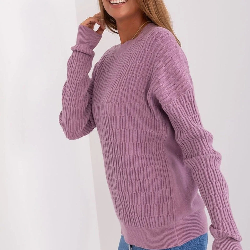 Women's Variegated Knit Sweater