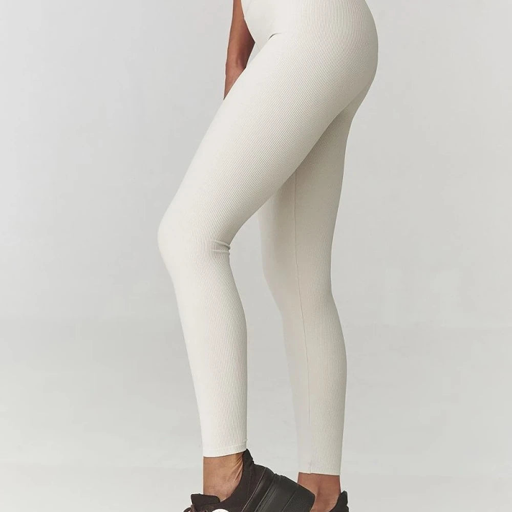 Ribbed High Waist Leggings