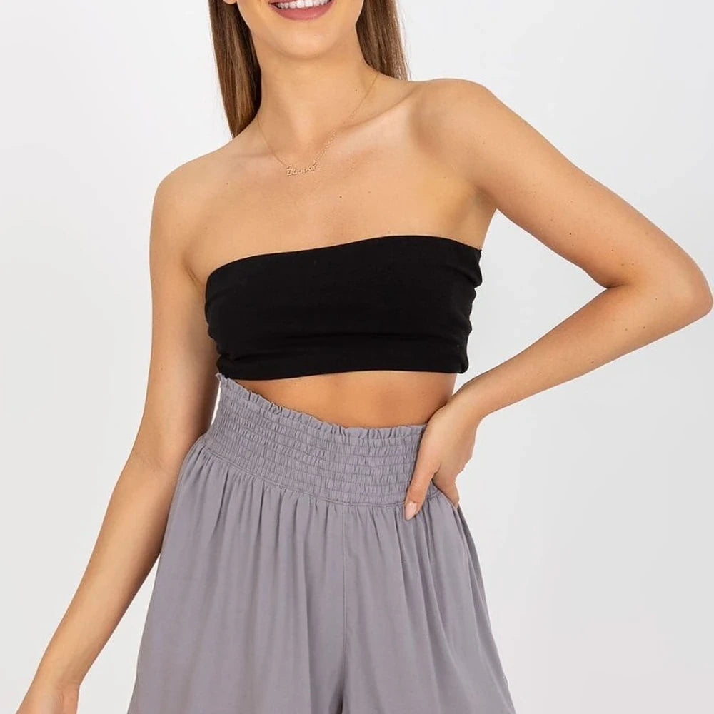 Women's High Waist Viscose Shorts