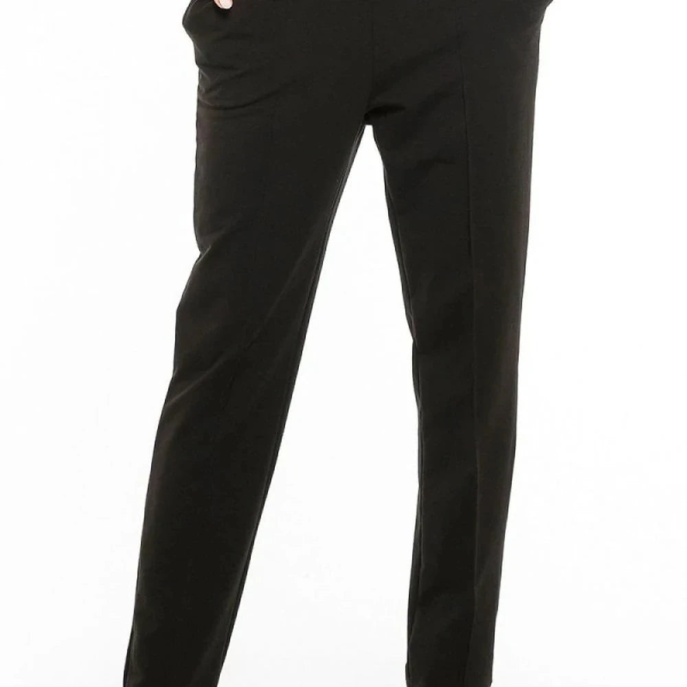 Cotton Knit Trousers with Pockets