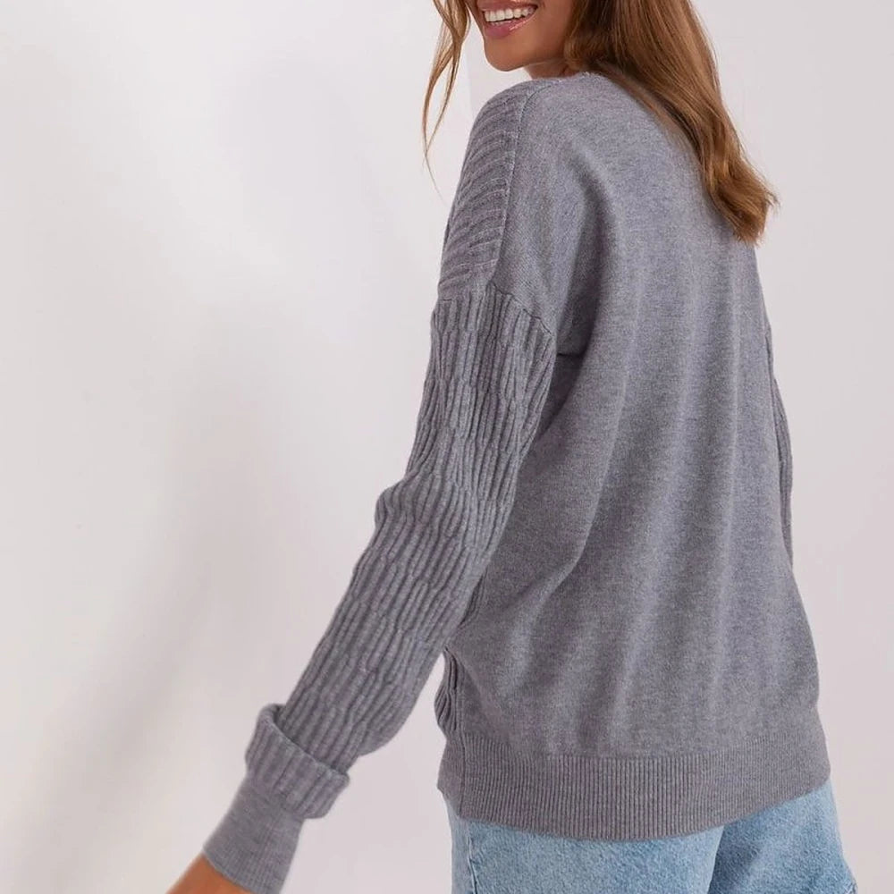 Women's Variegated Knit Sweater