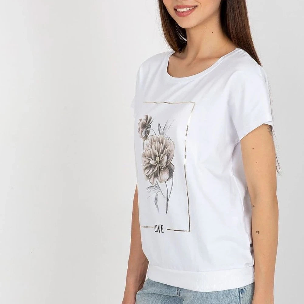 Cotton Short Sleeve Blouse - Rue Paris
