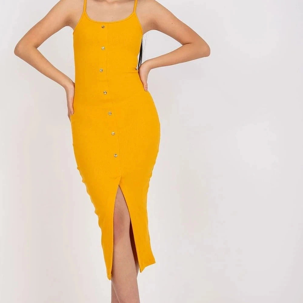 Ribbed Strap Summer Daydress