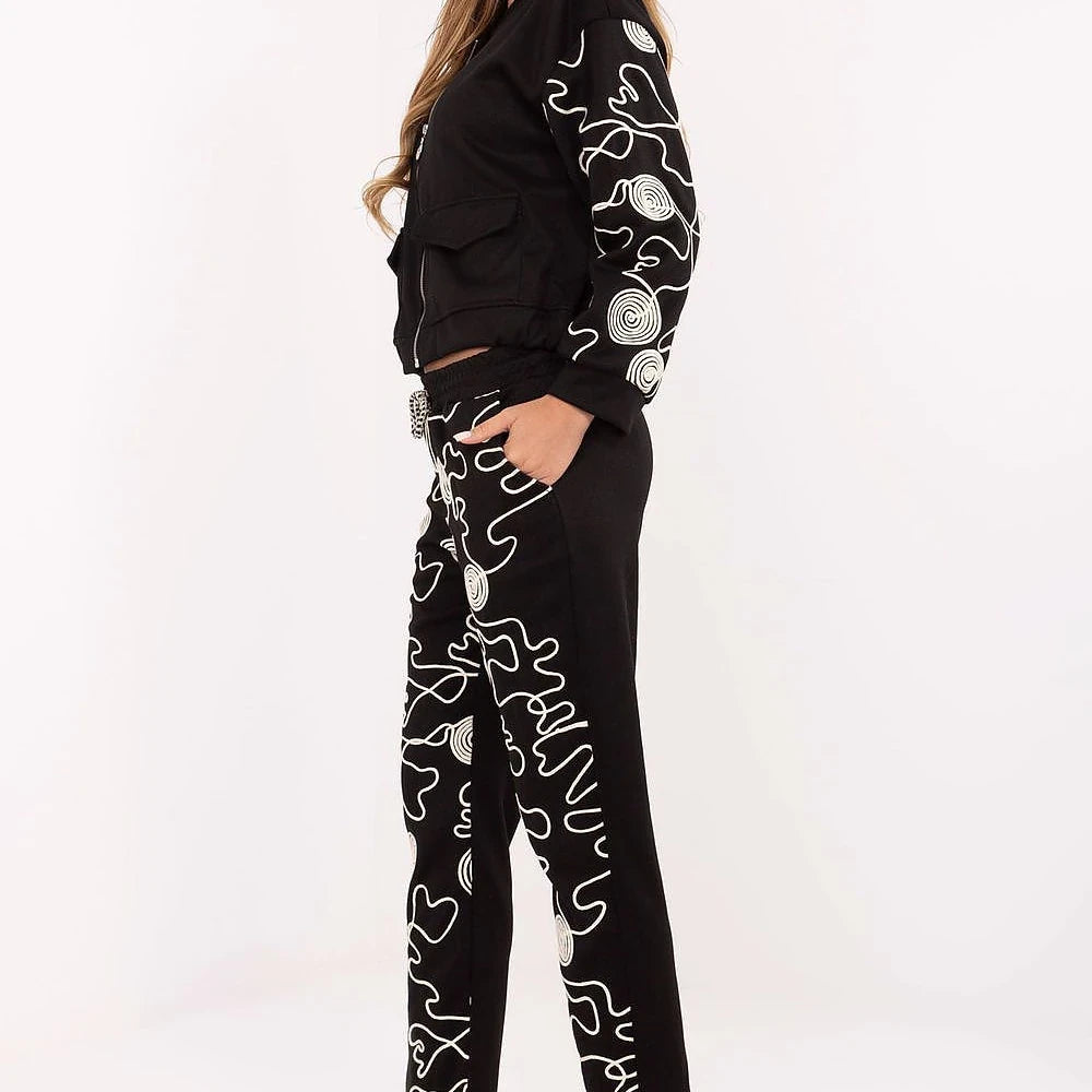 Brown Tracksuit Set with Hoodie