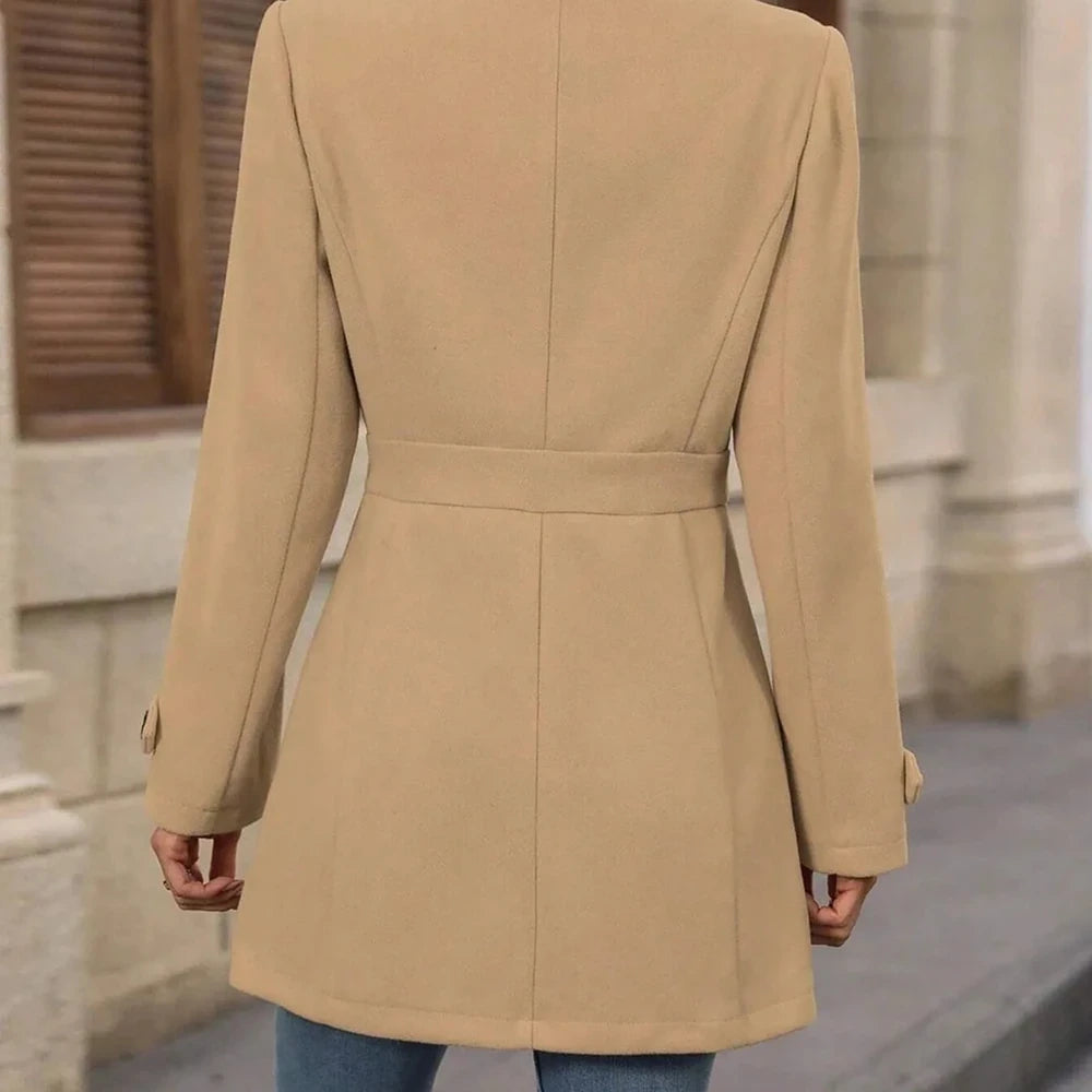 Button Up Long Sleeve Coat