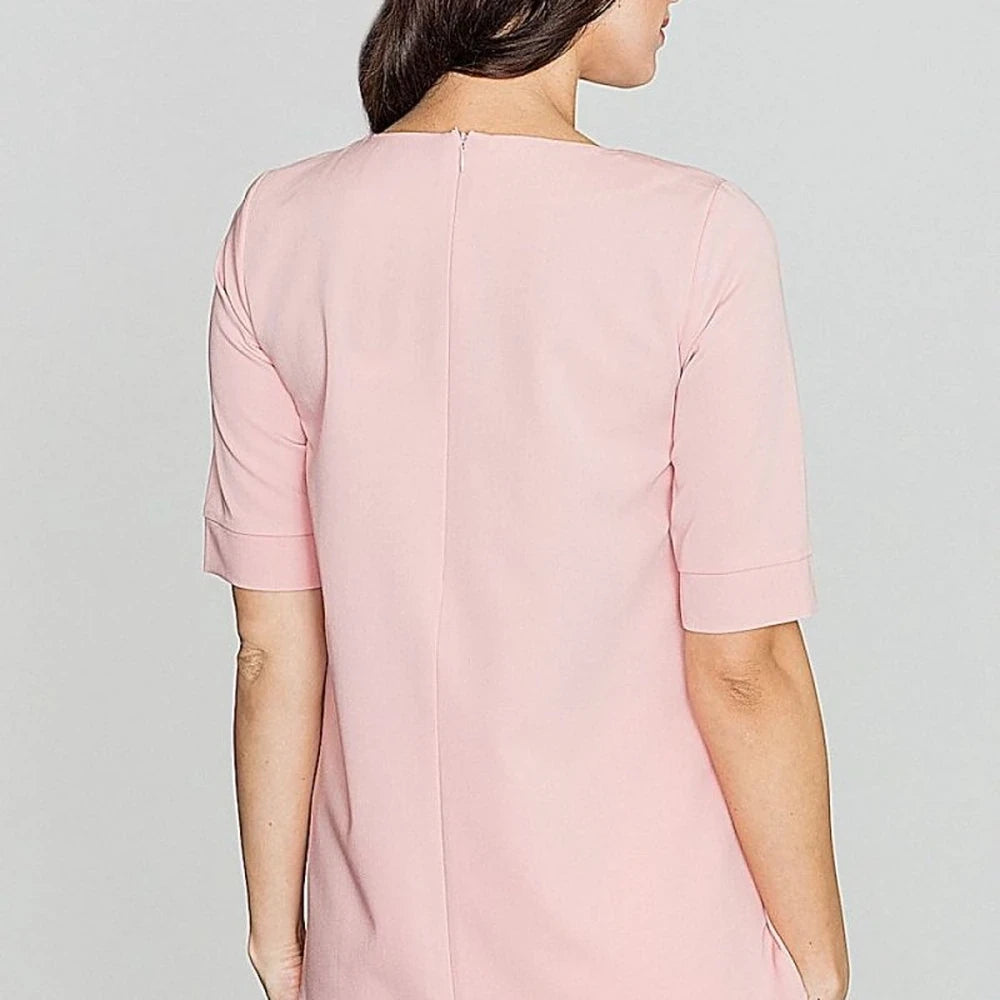 Elegant Blouse with Short Sleeves